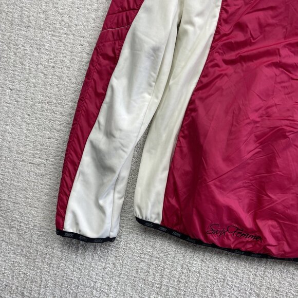 SWIX Quilted Jacket Wom M Pink Full Zip Insulated Lightweight Cross-country Ski - Picture 15 of 16
